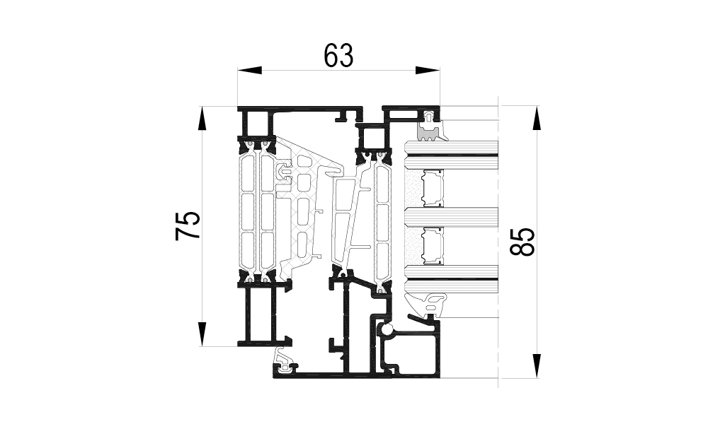Ficha técnica NC 75 HES SLIM Flat